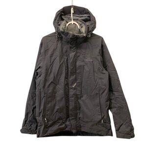 Kathmandu NGX2 Waterproof 2 in 1 Windbreaker Jacket Mens M Black Hiking Outdoor‎